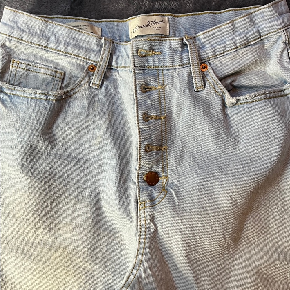 Universal Thread Light Blue Cropped Jeans - Picture 5 of 13